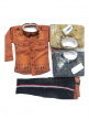 Kids Double Pocket baba suits with Denim Pant