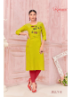 Straight With Work Pattern Long Kurti