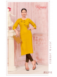 Straight With Work Pattern Long Kurti