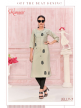 Straight With Work Pattern Long Kurti