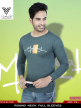 Branded Full Sleeves Round Neck Tshirt