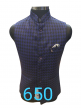 Gents Indo Check Nehru Jacket