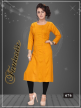 Women Plain Long Kurti