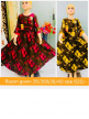 Online Girls Printed Gowns Wholesale
