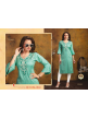 Kurti Multicolor Embroidery Stylish eva