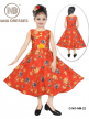 Girls Flower Printed Gowns Wholesale