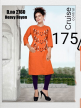 Women Heavy Reyon Embroidered Kurti