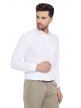 White Plain Regular Fit Cotton Formal Shirt