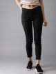 Women Black Regular Fit Mid-Rise Clean Look Stretchable Jeans
