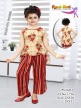 Online Printed Kurti with Palazzo for Girls
