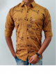 Mens Self Printed Shirt