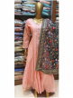 Silk gown with heavy dupatta work full size