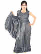 Half Saree Style Gown for Ladies