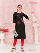 Women Embroidered Straight KurtI jelly