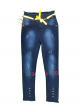 Girls Regular Slim Distress Jeans