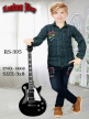 Boys Check Shirt With Jeans Set