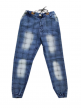 Boys Check Printed Jogger Jeans