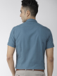 Solid Shirt For Men's Half Sleeve (Teal)