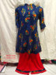 Girls Flower Printed Kurti with Palazzo