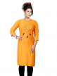 Reyon Pattern Ladies Long Kurti