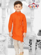 Wholesale Boys Orange Kurta Pajama