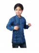 Boys Denim Plain Shirt