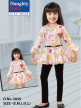 Fruit Printed Girls Frock for Wholesale