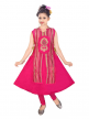 Girls Straight Cotton Short Kurti for Wholesale