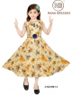 Buy Girls Flower Printed Gowns Wholesale