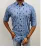 MEN CASUAL CELVERY REYON PRINT SHIRT