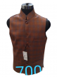 Mens Check Nehru Jacket 