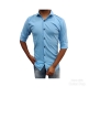 Men Casual Imported Plain Shirt