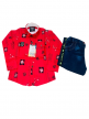 Boys Printed Shirts With Jeans Set