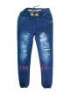 Printed Distress Girls Jeans