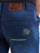 Branded Knitting Green Strip Jeans 