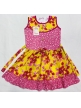 Design Flower Print Frock for Girls