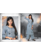 Woman Checked Printed Kurti with Palazzo