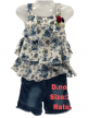 Girls Dresses Printed with Short