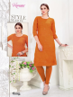 Kurti Rayon Two Tone With Work mahira