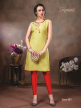 Reyon Two Tone Straight Kurtis