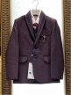 Purple kids Coat suit 5 pcs