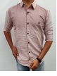 MEN CASUAL SHEDED PLAIN CELVERY SHIRT