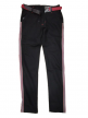 Kids Black Sidepatti Trousers for Wholesale