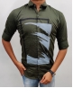 MEN CASUAL PLAIN PRINT SHIRT