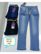 Girls Plain Stylish Jeans with Lace