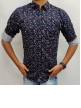 MEN CASUAL FLORAL COTTON PRINT SHIRT