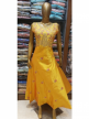 Silk gown with dupatta work full size