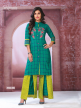 Soft Camric Print Straight Kurti with Palazzo