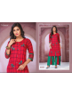 Soft Camric Print Straight Kurti with Palazzo