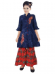 Printed Girls Kurti with Palazzo